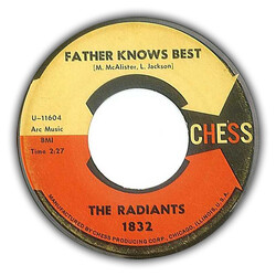The Radiants Father Knows Best USED VINYL 7INCH 45 RPM