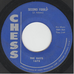 The Rays (2) Second Fiddle / How Long Must I Wait (For You) USED VINYL 7INCH 45 RPM STYRENE