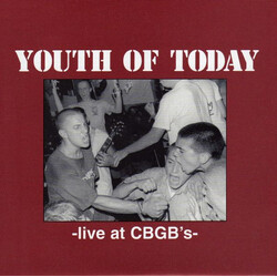 Youth Of Today Live At CBGB's USED VINYL 7INCH 33 S RPM