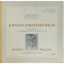 Johann Sebastian Bach / Helmut Walcha Achtzehn Choräle Von Verschiedener Art, BWV 651-668 II (Nr. 7-18) Vinyl LP USED