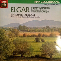 Sir Edward Elgar Enigma Variations Cockaigne Overture Introduction & Allegro Vinyl LP USED