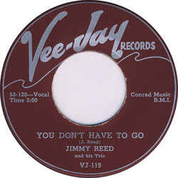 Jimmy Reed And His Trio You Don't Have To Go / Boogie In The Dark USED VINYL 7INCH 45 RPM