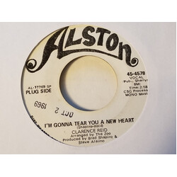 Clarence Reid I'm Gonna Tear You A New Heart / I'm A Man Of My Word USED VINYL 7INCH 45 RPM SINGLE PROMO