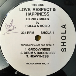 Shola Phillips Love, Respect & Happiness USED VINYL 12INCH 33 S RPM PROMO