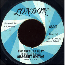Margaret Whiting The Wheel Of Hurt / Nothing Lasts Forever USED VINYL 7INCH 45 RPM