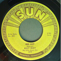 Billy Lee Riley And The Little Green Men Red Hot / Pearly Lee USED VINYL 7INCH 45 RPM SINGLE