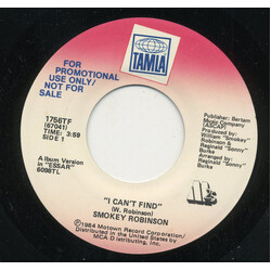 Smokey Robinson I Can't Find USED VINYL 7INCH 45 RPM SINGLE PROMO
