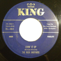 The Rock Brothers Livin' It Up / Dungaree Doll USED VINYL 7INCH 45 RPM SINGLE