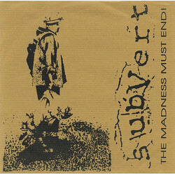 Subvert The Madness Must End! USED VINYL 7INCH 33 S RPM EP REISSUE