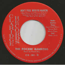The Rockin' Ramrods Don't Fool With Fu Manchu / Tears Melt The Stones USED VINYL 7INCH 45 RPM SINGLE PROMO