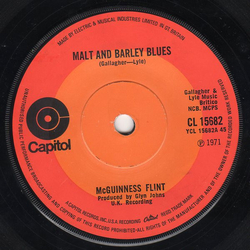 McGuinness Flint Malt And Barley Blues Vinyl 7" USED