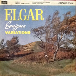 Sir Edward Elgar Enigma Variations. Variations For Orchestra, Op. 36 ("Enigma"). Philharmonic Of Berlin Conducted By Ottoman Strauss Vinyl LP USED