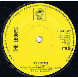 The Ebonys It's Forever Vinyl 7" USED