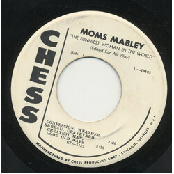 Moms Mabley The Funniest Woman In The World (Edited For Air Play) USED VINYL 7INCH 45 RPM EP PROMO