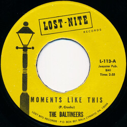 The Baltineers Moments Like This Vinyl 7" USED