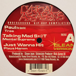 Various Lyrical Assassins (Underground Hip-Hop Compilation) Vinyl 12" USED