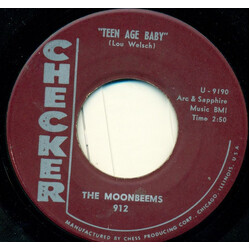 The Moonbeems Teen Age Baby / Cryin' The Blues USED VINYL 7INCH