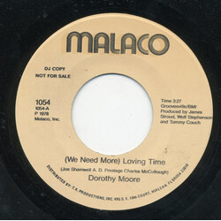 Dorothy Moore (We Need More) Loving Time / Write A Little Prayer USED VINYL 7INCH 45 RPM PROMO