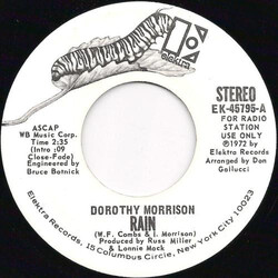 Dorothy Morrison Rain VINYL 7" USED