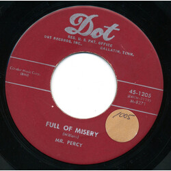 Mr. Percy Somebody Help Me Out / Full Of Misery USED VINYL 7INCH 45 RPM SINGLE