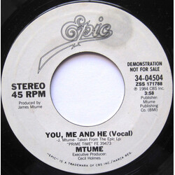 Mtume You, Me And He USED VINYL 7INCH 45 RPM SINGLE PROMO STYRENE
