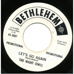 The Night Owls (5) Let's Go Again USED VINYL 7INCH 45 RPM SINGLE PROMO