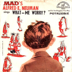 Alfred E. Neuman / Furshlugginer Five What - Me Worry? / Potrzebie USED VINYL 7INCH SINGLE 45 RPM