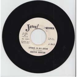 Buster Benton Spider In My Stew USED VINYL 7INCH 45 RPM PROMO