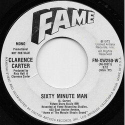 Clarence Carter Sixty Minute Man / Mother-In-Law USED VINYL 7INCH 45 RPM SINGLE PROMO STYRENE MONO