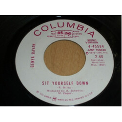 Genya Ravan Sit Yourself Down USED VINYL 7INCH 45 RPM PROMO