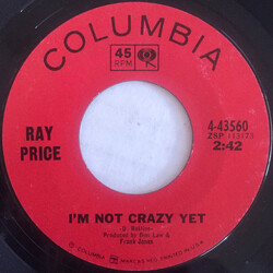 Ray Price I'm Not Crazy Yet USED VINYL 7INCH 45 RPM SINGLE STYRENE