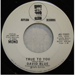 David Blue True To You Vinyl 7" USED
