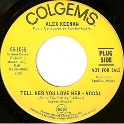 Alex Keenan Tell Her You Love Her USED VINYL 7INCH 45 RPM PROMO