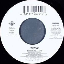 *NSYNC Bye Bye Bye USED VINYL 7INCH 45 RPM SINGLE STEREO