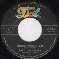 Billy Joe Tucker Boogie Woogie Bill USED VINYL 7INCH 45 RPM