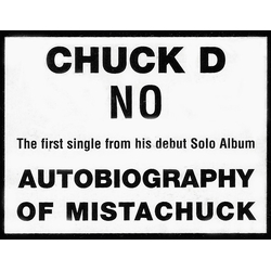 Chuck D No USED VINYL 12INCH PROMO
