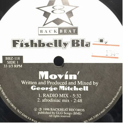 Fishbelly Black Movin' USED VINYL 12INCH