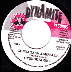George Nooks Gonna Take A Miracle USED VINYL 7INCH 45 RPM