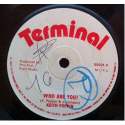 Keith Poppin / Sunshot Band Who Are You / Dub Heavier Than Lead USED VINYL 7INCH