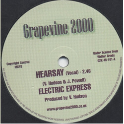 The Electric Express Hearsay USED VINYL 7INCH REISSUE