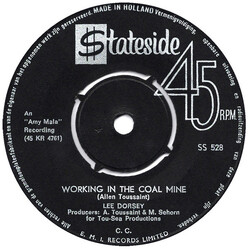 Lee Dorsey Working In The Coal Mine Vinyl 7" USED