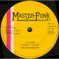 Funk Masters It's Over USED VINYL 7INCH 45 RPM SINGLE
