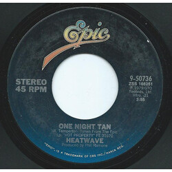 Heatwave One Night Tan / Disco USED VINYL 7INCH 45 RPM