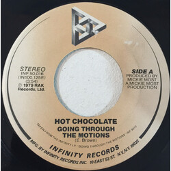 Hot Chocolate Going Through The Motions USED VINYL 7INCH 45 RPM SINGLE
