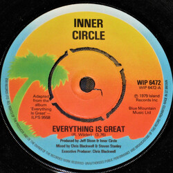 Inner Circle Everything Is Great / Wanted - Dead Or Alive USED VINYL 7INCH 45 RPM SINGLE