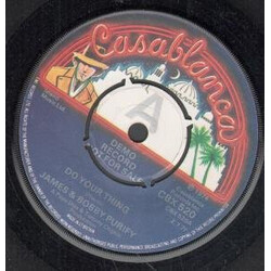 James & Bobby Purify Do Your Thing USED VINYL 7INCH SINGLE PROMO