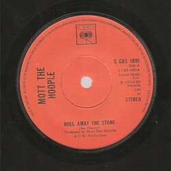 Mott The Hoople Roll Away The Stone USED VINYL 7INCH 45 RPM SINGLE