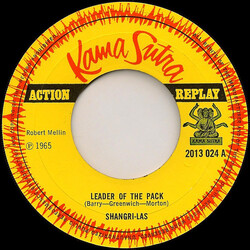 The Shangri-Las Leader Of The Pack / Remember (Walkin' In The Sand) USED VINYL 7INCH 45 RPM SINGLE STEREO