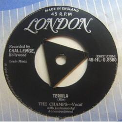 The Champs Tequila / Train To Nowhere USED VINYL 7INCH 45 RPM SINGLE