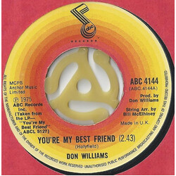 Don Williams (2) You're My Best Friend USED VINYL 7INCH 45 RPM REISSUE